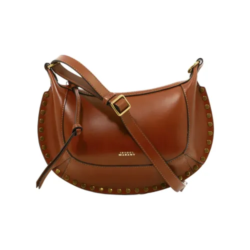 ISABEL MARANT Oskan Moon Сумка через плечо из коровьей кожи Женская Красный Коричневый