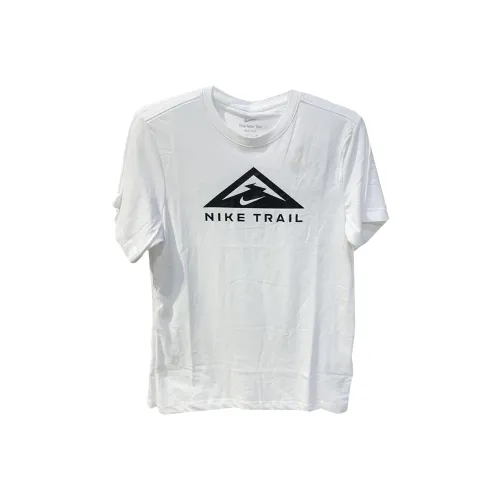 Nike Dri Fit Белый Мужской T-Рубашки