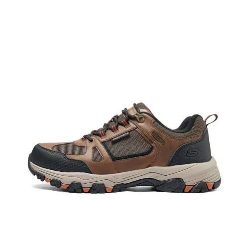 SKECHERS MENS USA Уличная обувь Низкий топ Коричневый/Черный Мужской