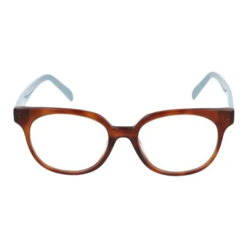 EMILIO PUCCI Ацетатные овалные оправы для очков женские коричневые