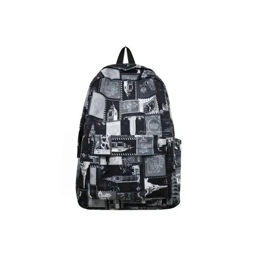 Xmithie Нейлон Рюкзак Стандартный Унисекс Черный Красный Серый