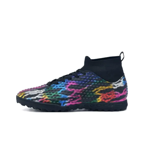 QIUTEXIONG Противоскользящие амортизирующие устойчивые к истиранию поддерживающие высокие футбольные бутсы для детей и подростков