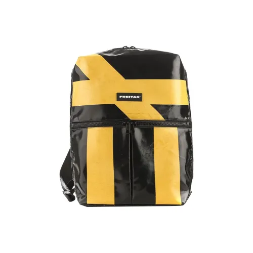 FREITAG Полиэстер Рюкзак Унисекс Черный и Желтый