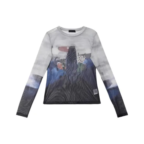 PLAY BUSH Изображение Цвет Женская T-Рубашка