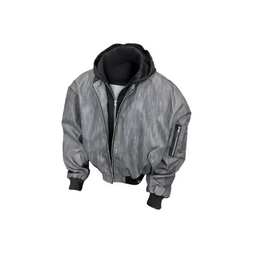 THE AIER Серый Унисекс Пуховики