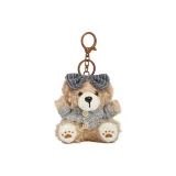 Вязаный Цвет Печенья Медвежонок Подвеска - Серый