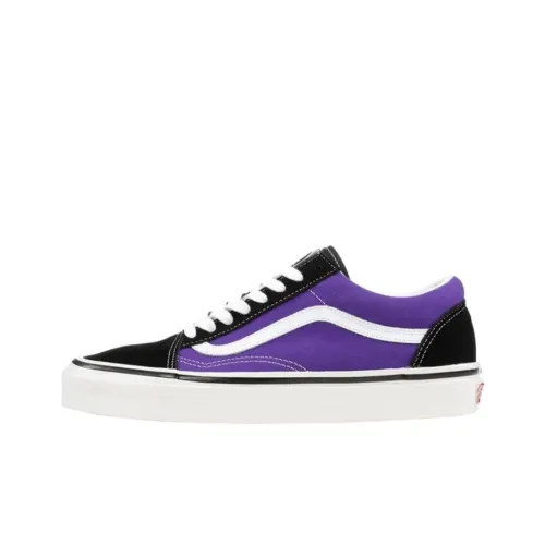 Vans Old Skool 36 Скейтборд Кроссовки Унисекс Фиолетовый Черный