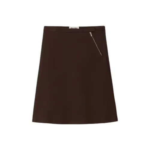 MIU MIU FW25 Фестиваль Циси Коллекция Повседневные Короткие Юбки Женские