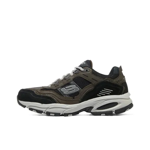 Skechers Vigor 2,0 Low Топ Повседневная обувь Мужская Черная Коричневая