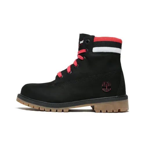 Timberland MITCHELL NESS Амортизаторы Slip-resistant High Top Streetwear Женские Черный