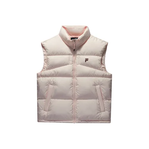 FILA FUSION FOB Series Пуховый жилет Унисекс Весна Марля Розовый