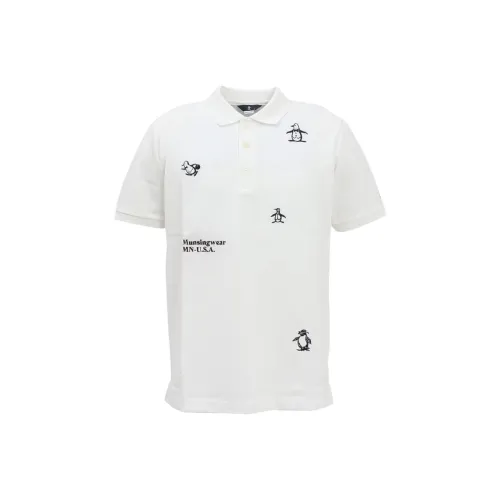 MUNSINGWEAR Белая Мужская Поло