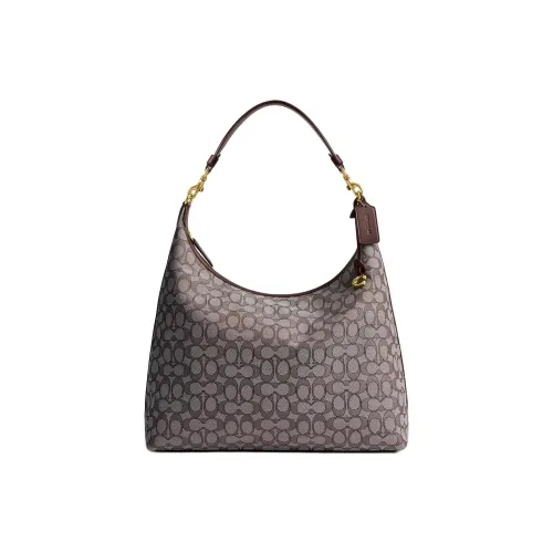 COACH Juliet Жаккардовая ткань Подмышечный Сумка на плечо Женская Кленовый