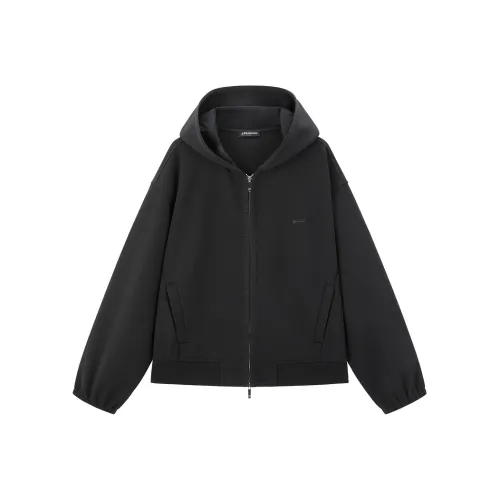 PEACEBIRD Черное Женское Короткое Пальто