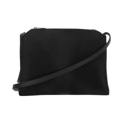 KHAITE Телячья кожа Сумка через плечо Женская Черная