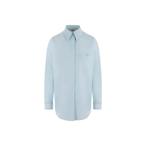 FENDI Синие Женские Рубашки