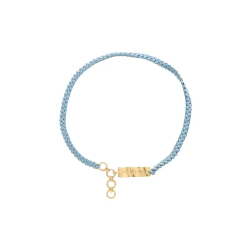 SAINT LAURENT Металл Ремень Женские Синий 1,5