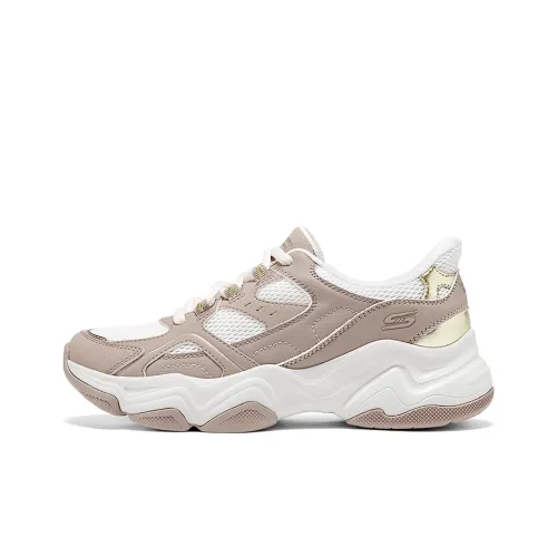 Skechers Slip ins Амортизация Поддержка Устойчивость к истиранию Женские Кроссовки Коричневый