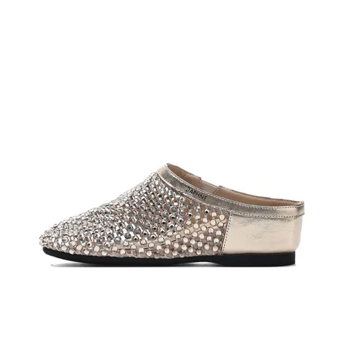 Daphne Устойчивые к истиранию Домашние тапочки Женские Шампанское золото