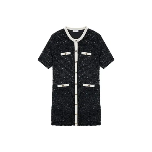 CRUSH COLLECTION Женские Платья с Короткими Рукавами