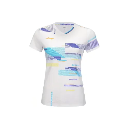 LINING Badminton series T-рубашка Женская Белая
