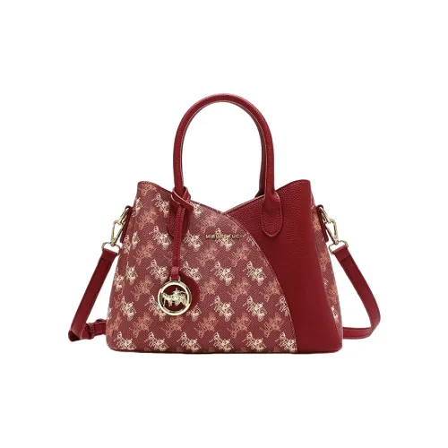 PESASRIE PVC Сумка Женская Бордовая