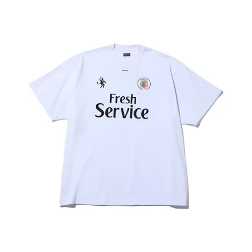 Fresh Service Белая Мужская Футболка
