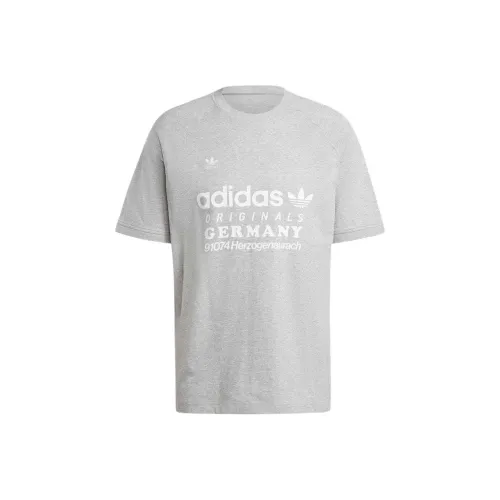 Adidas Originals 3 Stripes T-Shirt Мужская Серого цвета