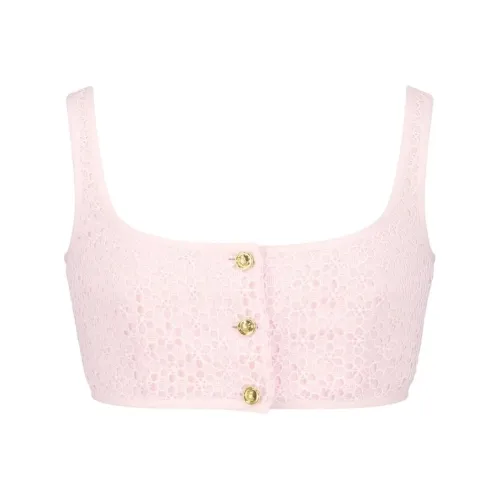 GIAMBATTISTA VALLI Топ на бретелях Женский Светло-розовый