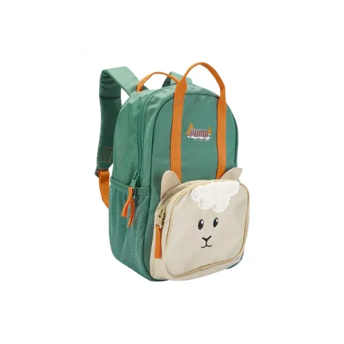 PUMA Ткань Рюкзак Стандартный Детский Зеленый