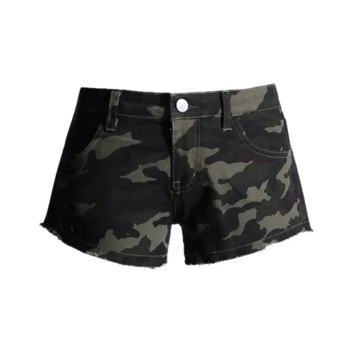 XDFM Камуфляж Женские Джинсовые Шорты