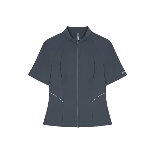 UPON PRO Чернила Night Серый Женские T Рубашки