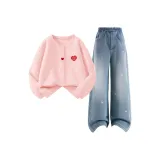 DIHO Сердце Форма Крючок и Петля K Пудра + Однотонный Морская Соль Синий