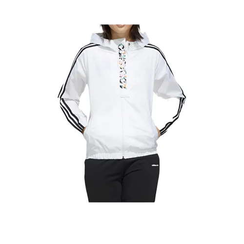 ADIDAS NEO W Faves WB Куртки и пальто Унисекс Белый