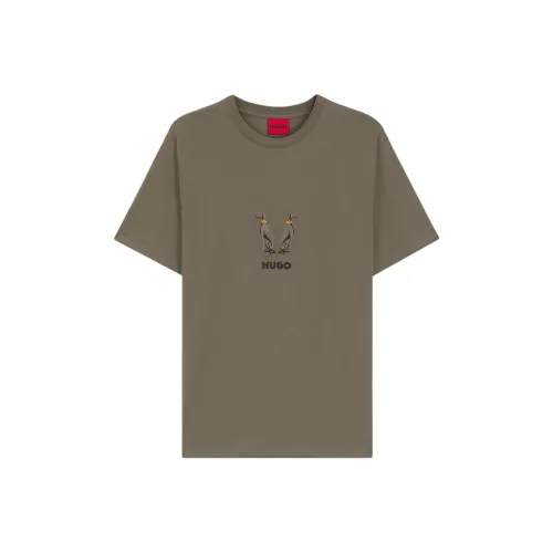 Hugo Boss Серые Мужские T-Рубашки