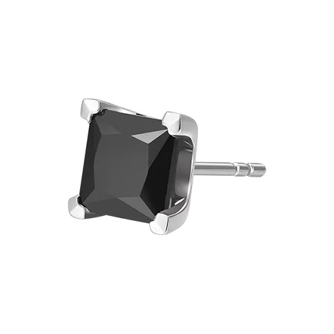 Серьги-гвоздики Sunshifen из меди с покрытием из белого золота 18К унисекс