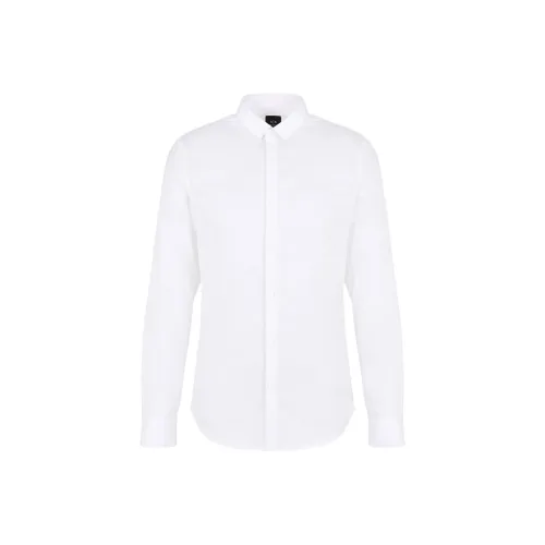 ARMANI EXCHANGE Белые Мужские Рубашки