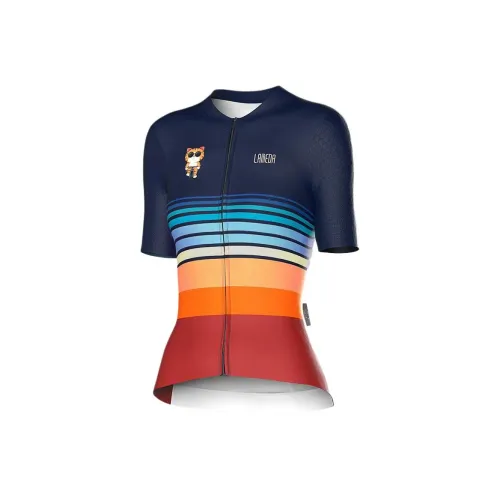 LAMBDA Велосипедная одежда Женская Полосатая Кошка