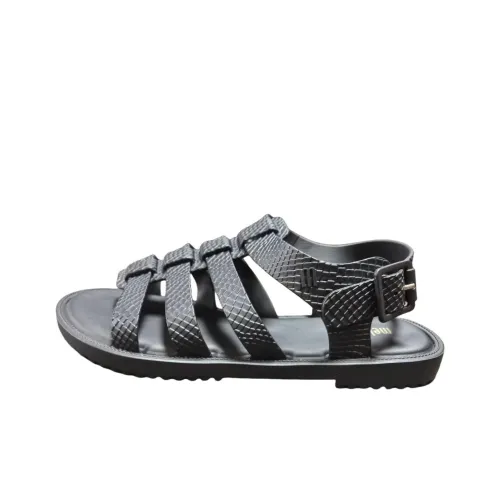 Сандалии Melissa в римском стиле Женские Черные