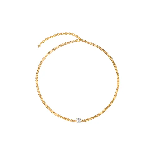 Sunshifen 18К Белое Золото с Покрытием Медные Ожерелья Унисекс