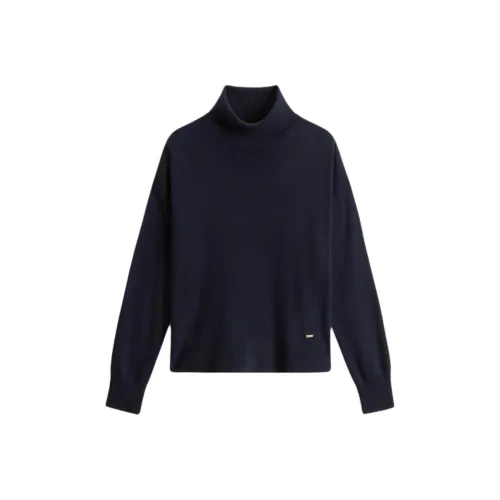 WOOLRICH Темно-синие женские свитера