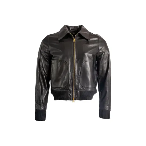 AMIRI SS25 Кожаная куртка мужская