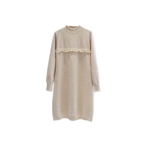 X MOOM Длинное платье с длинными рукавами женское