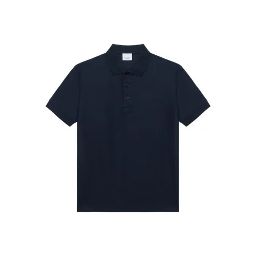 Burberry Морской Синий Мужская Рубашка Поло