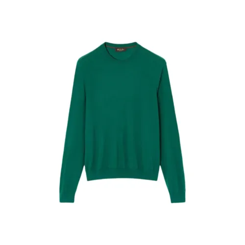Loro Piana Зеленый Мужской Кашемировые Свитера