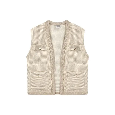 CRUSH COLLECTION Шампанское золото Женские жилеты