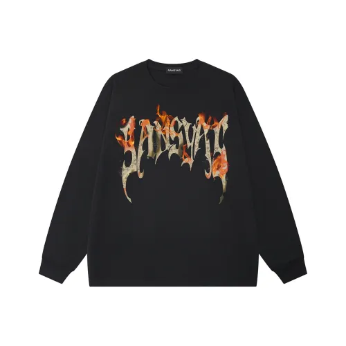 SANSYAS Черный Унисекс T-рубашки