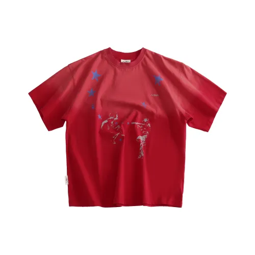 CoosRetro Красный Мужская T-Рубашка