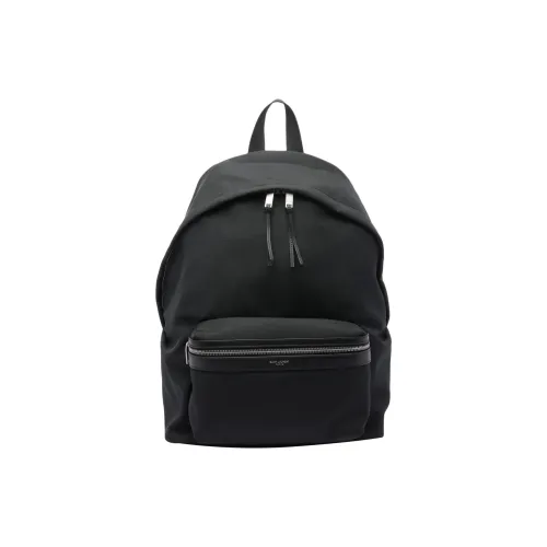 SAINT LAURENT Ткань Рюкзак Мужской Черный