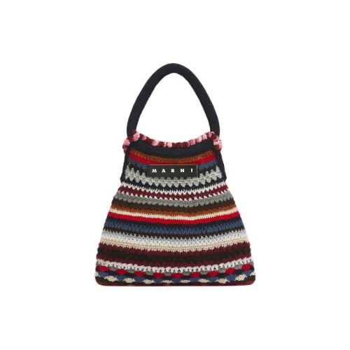 MARNI Шерсть Тоут Сумка Сумка для покупок Сумка Женская Малиновая